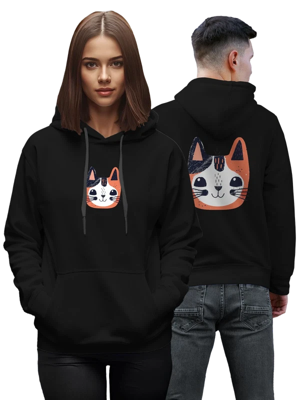 Худи кот — Чёрная, фото 1