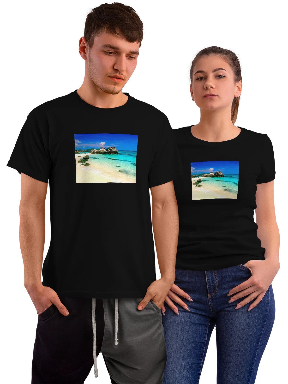 Футболка Страна Phuket Thailand тайланд чёрная с принтом — туристический маршрут — Чёрная, фото 1