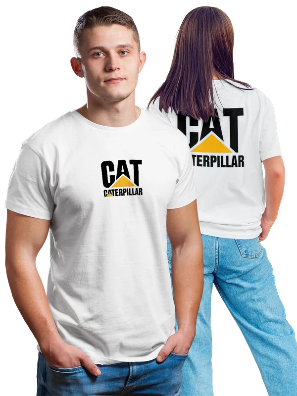 Футболка Caterpillar — Белая, фото 1