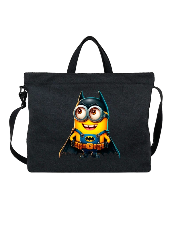 Сумка с Миньоном Minion Бэтменом Batman — Чёрная, фото 1