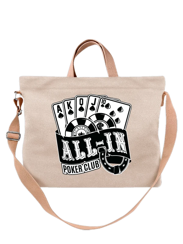 Сумка all in poker club — Белая, фото 1