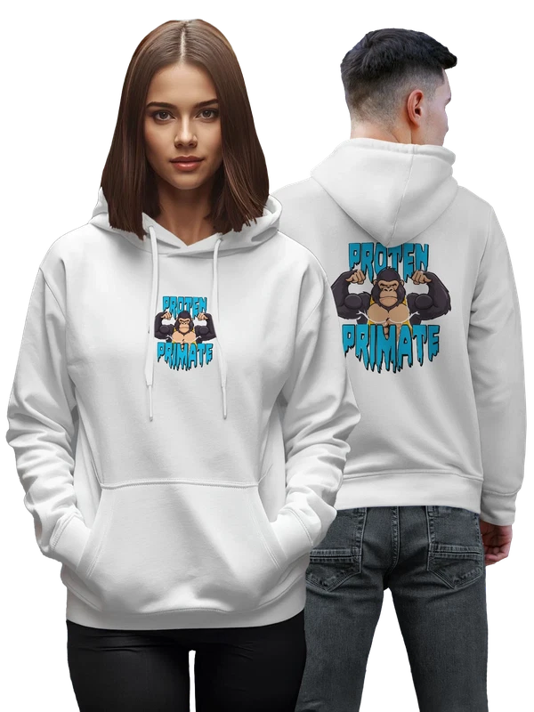 Худи горилла proten primate — Белая, фото 1