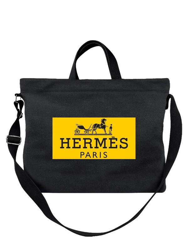 Сумка Hermes — Чёрная, фото 1