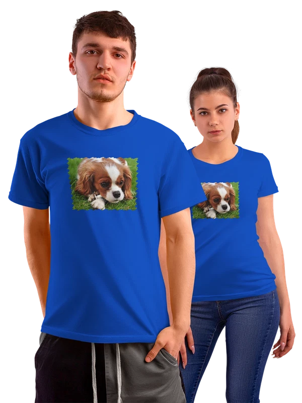 Футболка Животные Puppy — Синяя, фото 1