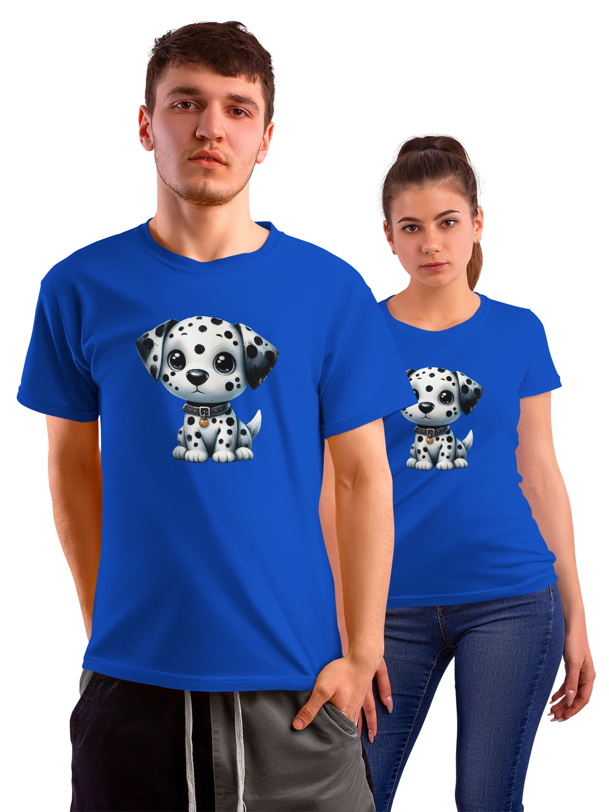 Футболка Щенок 101 далматинец Dalmatians синяя с принтом — кинология — Синяя, фото 1