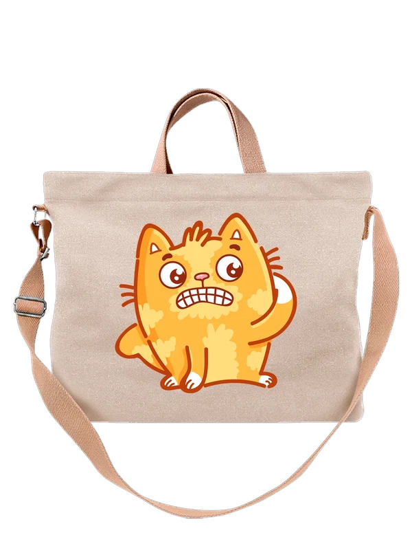 Сумка с котом — Белая, фото 1