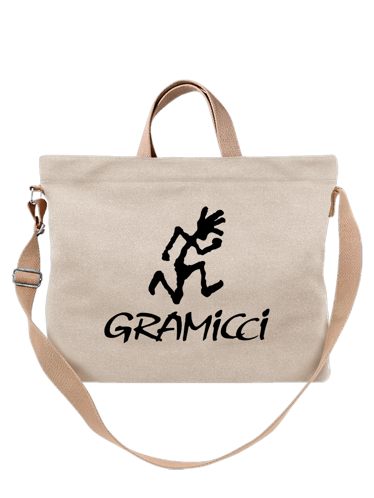 Сумка Gramicci белая с принтом — скалолазание и походы — Белая, фото 1