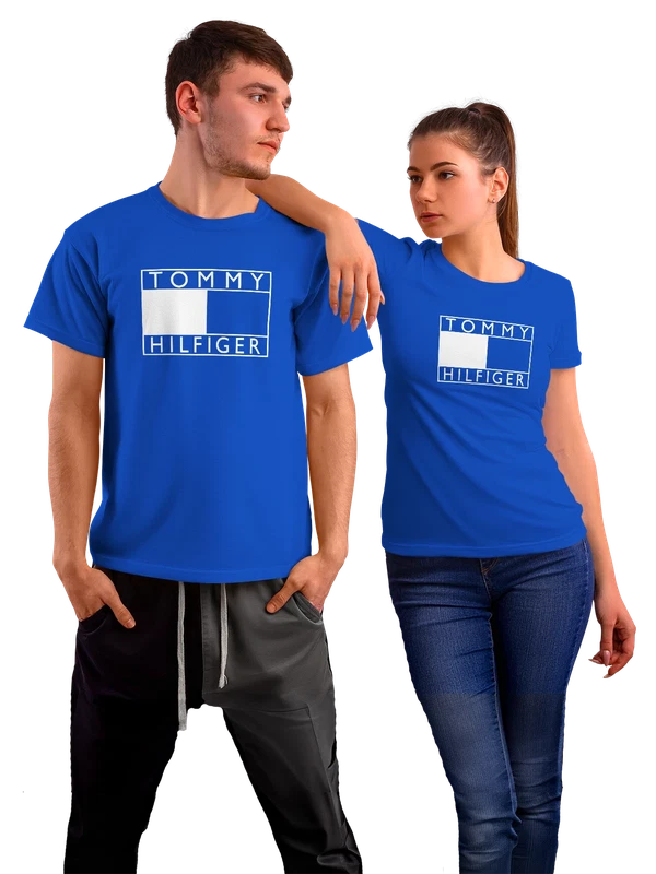 Футболка Tommy Hilfiger — Синяя, фото 1
