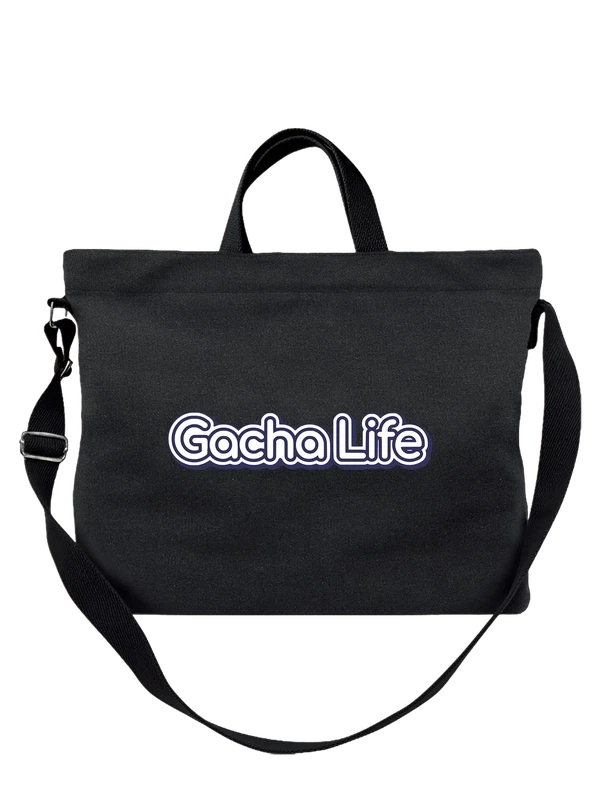 Сумка Gacha Life логотип — Чёрная, фото 1