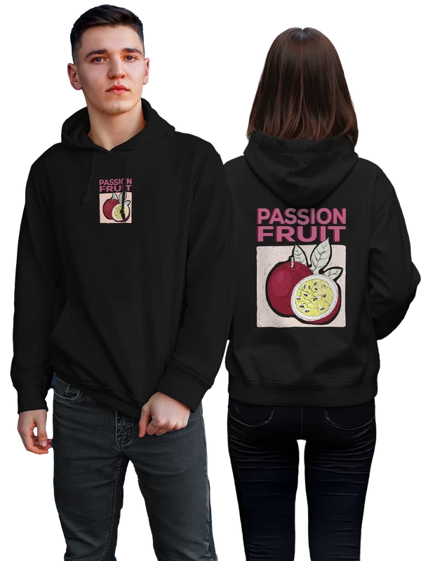Худи маракуйя passion fruit — Чёрная, фото 1