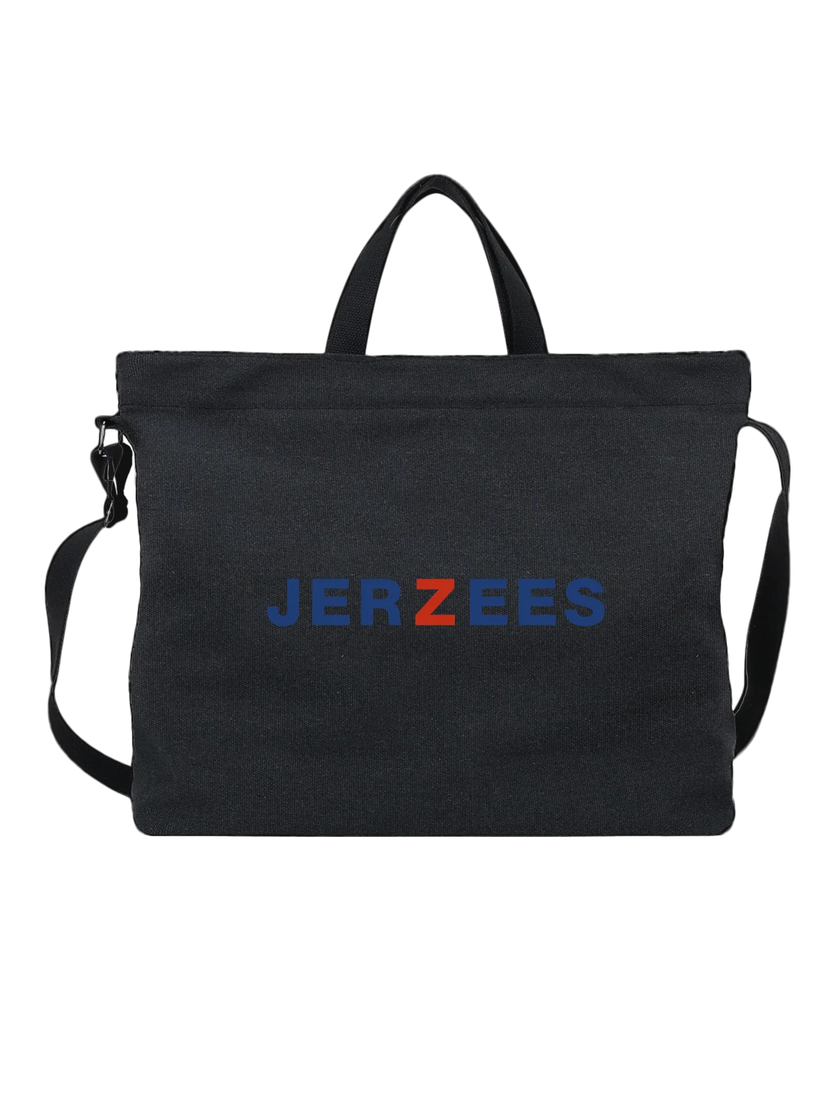 Сумка Jerzees чёрная с принтом — командная форма — Чёрная, фото 1