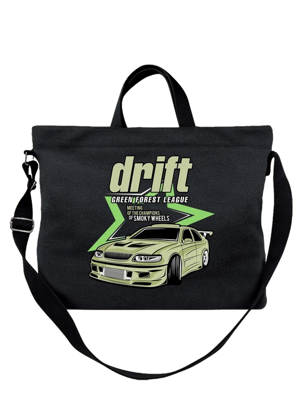 Сумка спортивная машина drift — Чёрная, фото 1