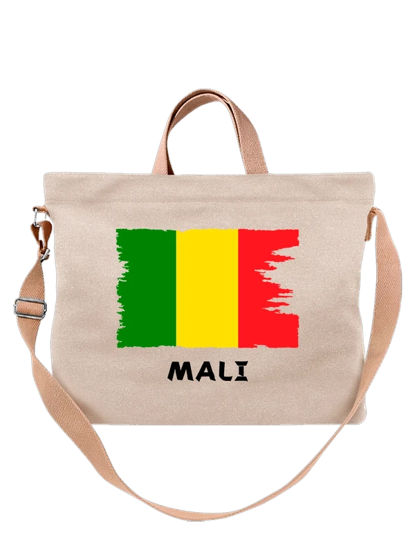 Сумка с флагом Мали Mali — Белая, фото 1