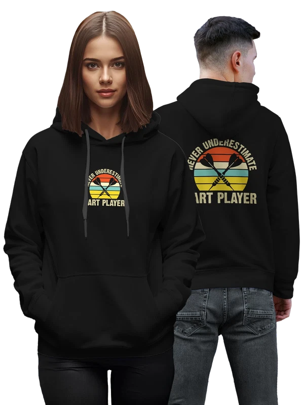 Худи дартс dart player — Чёрная, фото 1