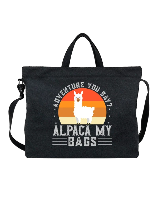 Сумка с альпакой alpaca my bags — Чёрная, фото 1