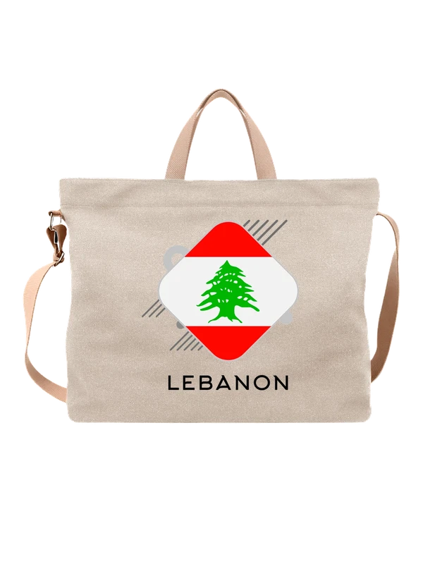 Сумка флаг Ливана Lebanon — Белая, фото 1