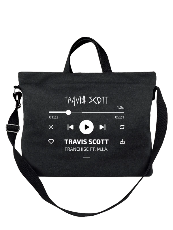Сумка Travis Scott Franchise Франшиза — Чёрная, фото 1