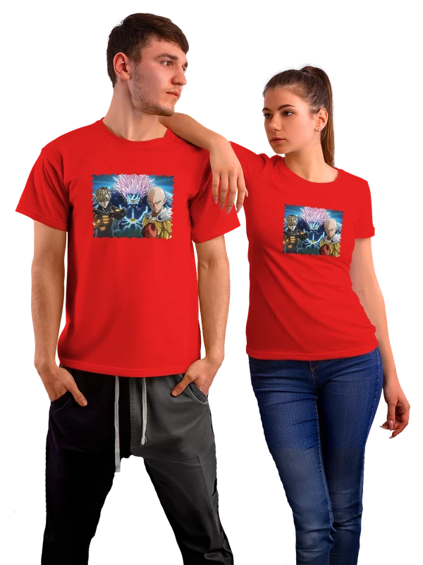 Футболка Игра One Punch Man Game Art — Красная, фото 1