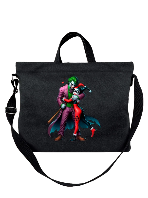 Сумка Джокер Joker Харли Квинн Harley Quinn — Чёрная, фото 1