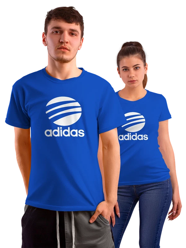 Футболка Adidas — Синяя, фото 1