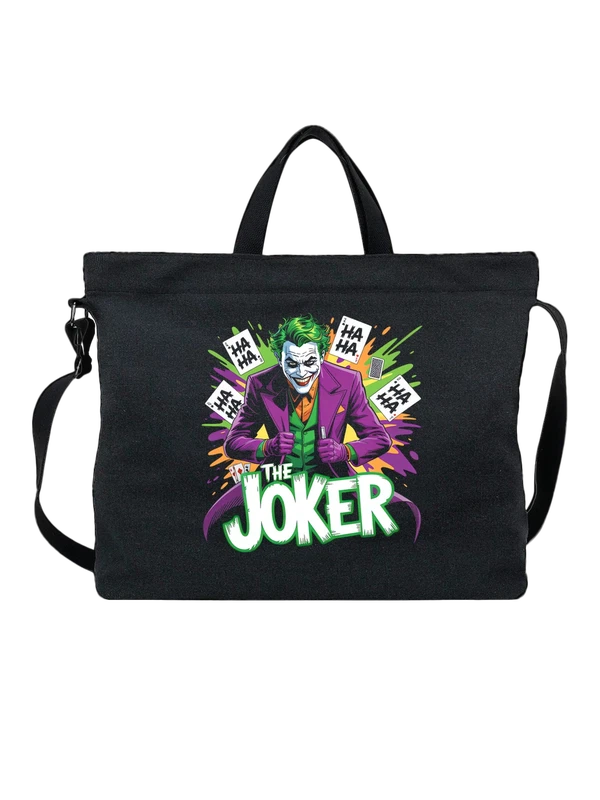 Сумка Джокер Joker комиксы злодей хаос — Чёрная, фото 1