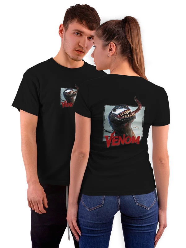 Футболка с Веном Venom — Чёрная, фото 1