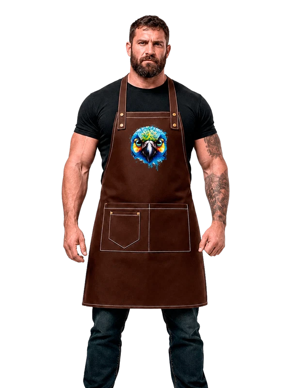 Фартук попугай — Чёрная, фото 1