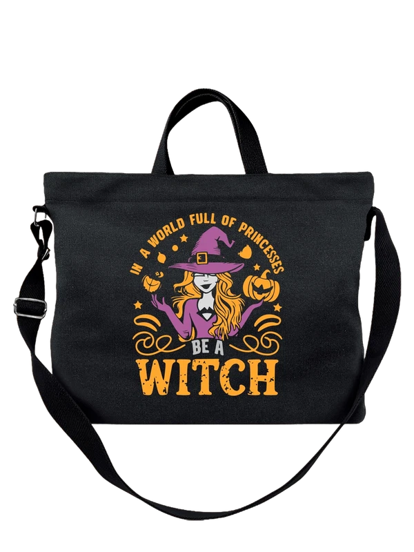 Сумка ведьма Хэллоуин be a witch — Чёрная, фото 1