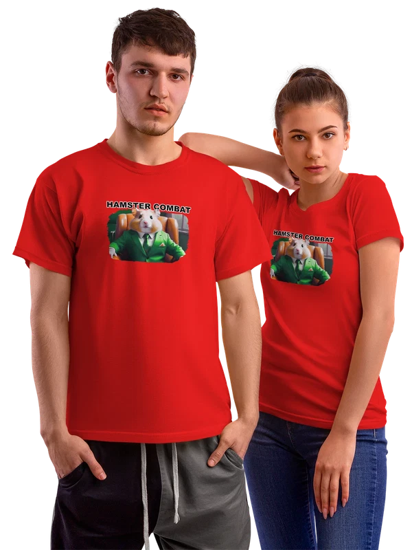 Футболка Hamster Kombat — Красная, фото 1