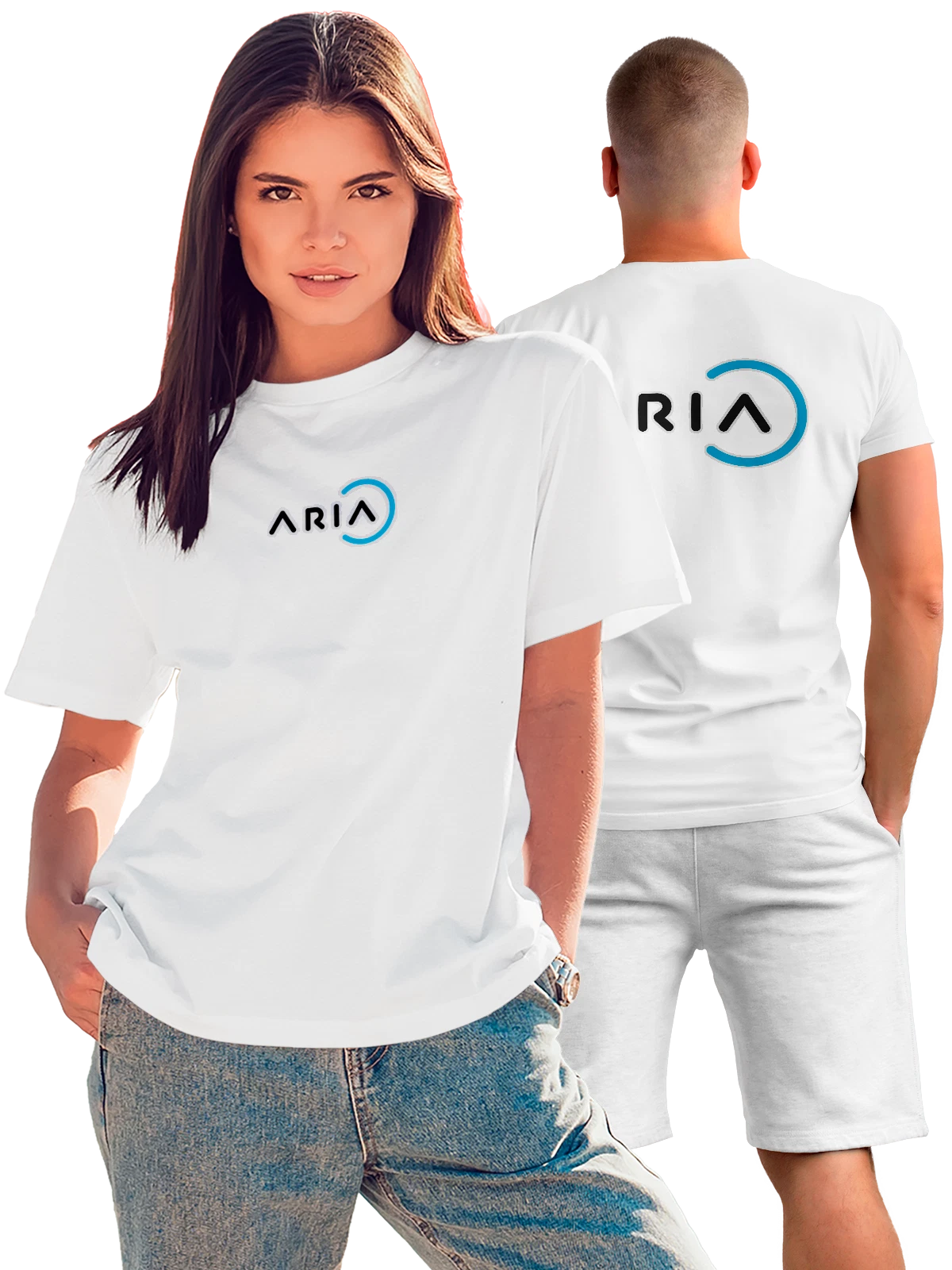 Футболка Aria белая с принтом на спине — опера и театр — Белая, фото 1