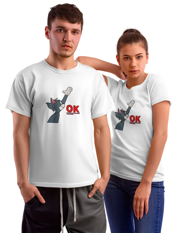 Футболка том ок — Белая, фото 1