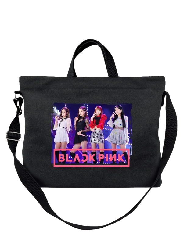 Сумка группа Blackpink — Чёрная, фото 1