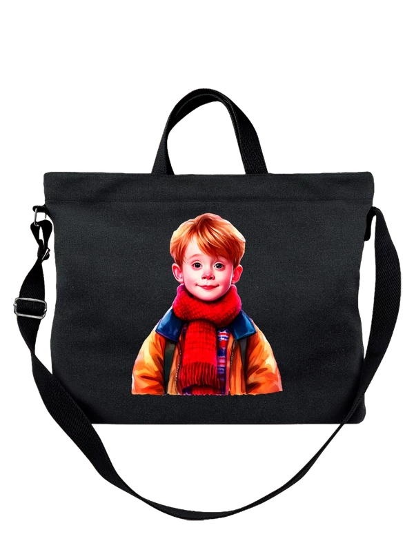 Сумка с Кевином Маккаллистером Один дома Home Alone — Чёрная, фото 1