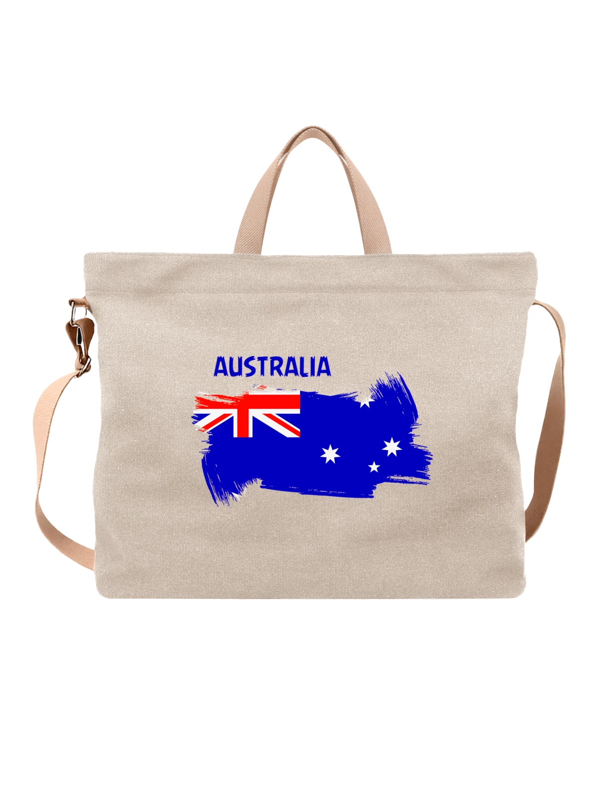 Сумка Флаг Австралии Australia белая с принтом — национальная символика — Белая, фото 1