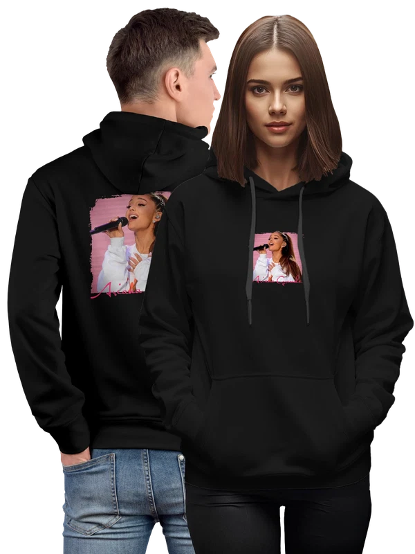 Худи Ariana Grande Ариана Гранде — Чёрная, фото 1