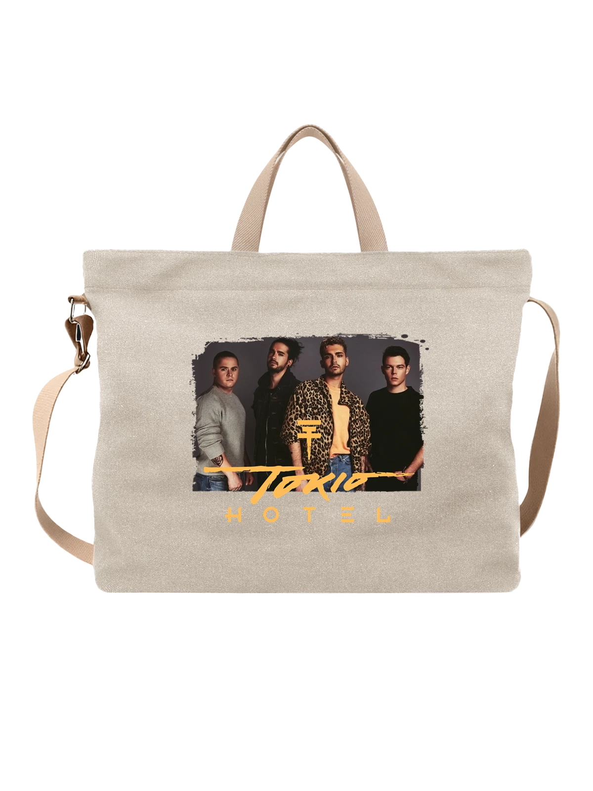 Сумка Tokio Hotel Токио Хотел белая с принтом — песня — Белая, фото 1