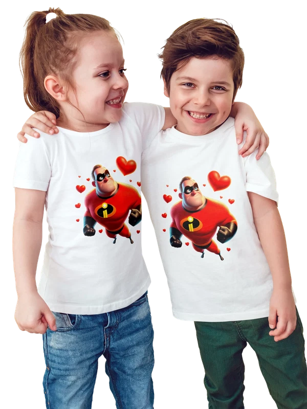 Футболка Боб Парр Суперсемейка Incredibles — Белая, фото 1