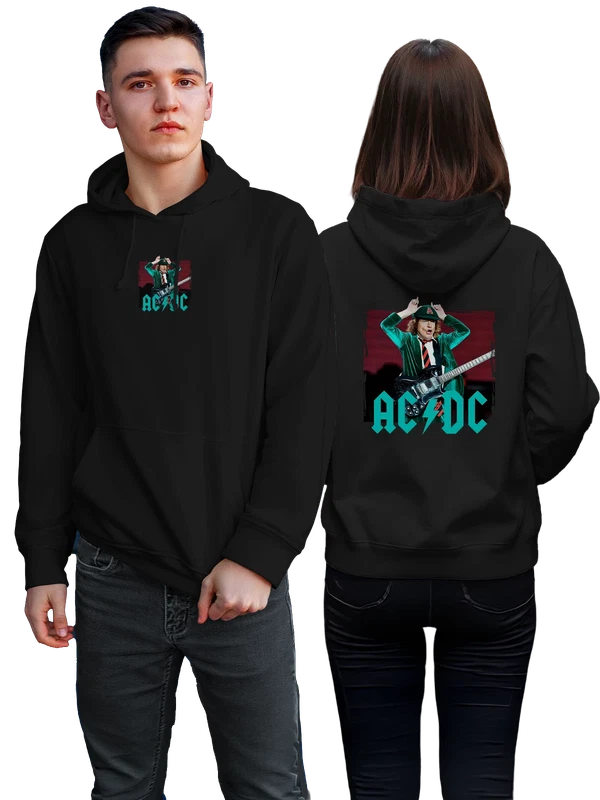 Худи AC DC Эйси Диси — Чёрная, фото 1