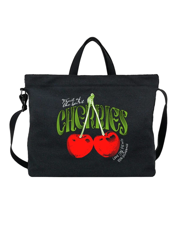 Сумка вишня cherries — Чёрная, фото 1
