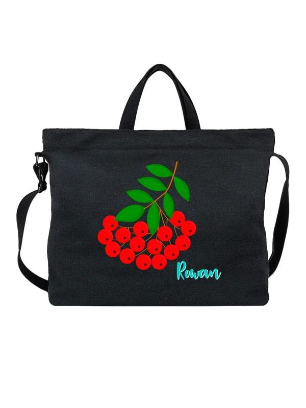 Сумка с рябиной rowan — Чёрная, фото 1