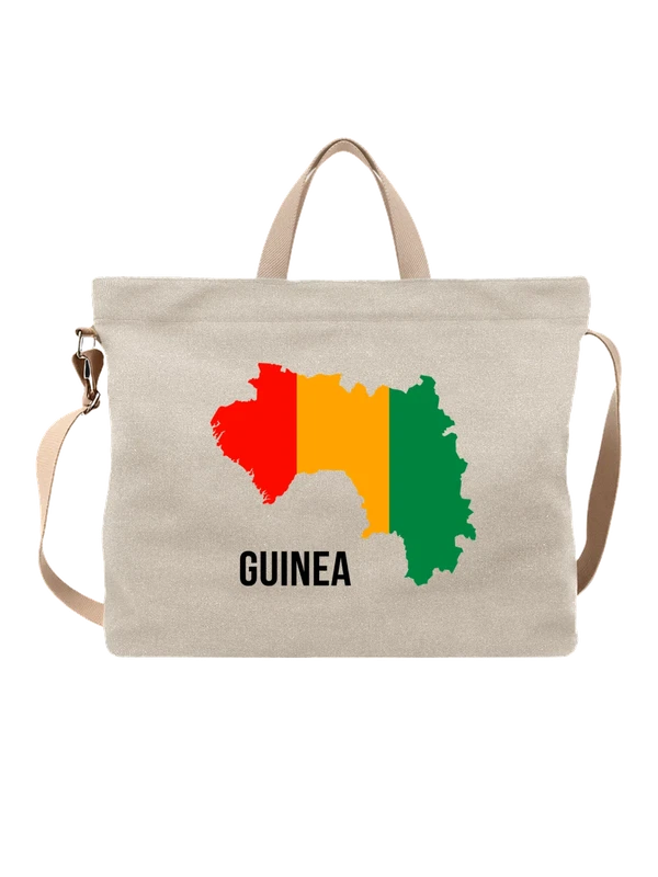 Сумка с флагом Гвинеи Guinea — Белая, фото 1