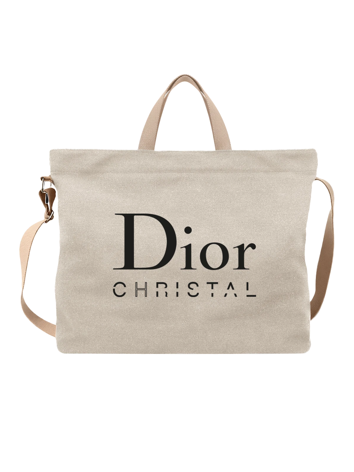 Сумка Dior белая с принтом — парфюмерная эстетика — Белая, фото 1