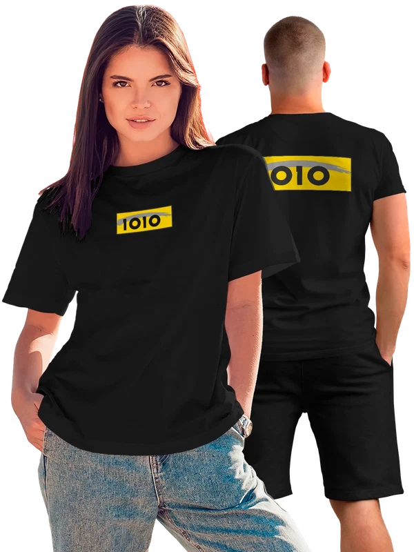 Футболка 1010 — Чёрная, фото 1