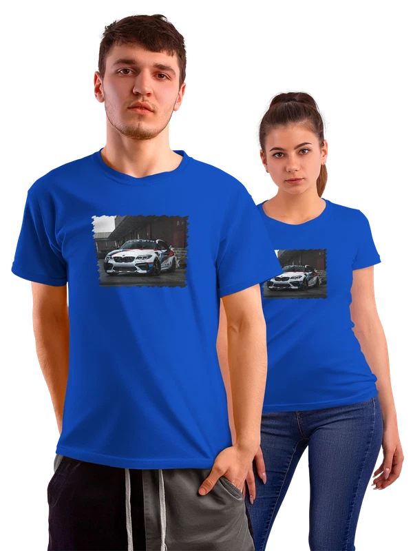 Футболка машина Manhart MH2 GTR BMW M2 CS — Синяя, фото 1