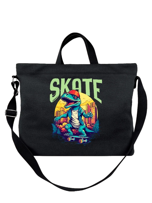 Сумка динозавр skate — Чёрная, фото 1