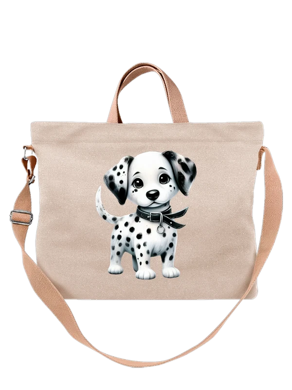 Сумка 101 далматинец Dalmatians с собачкой — Белая, фото 1