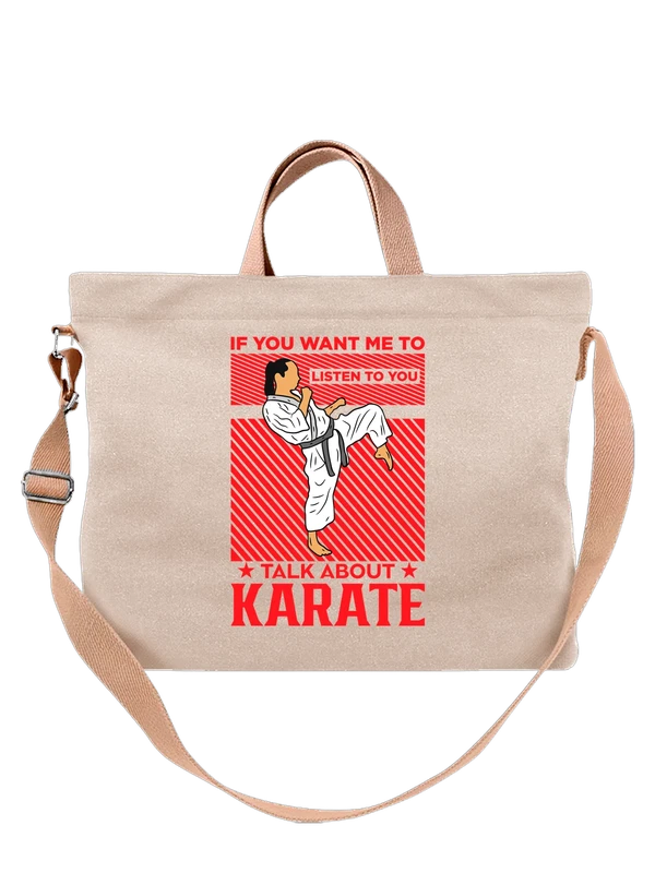 Сумка с каратистом karate — Белая, фото 1