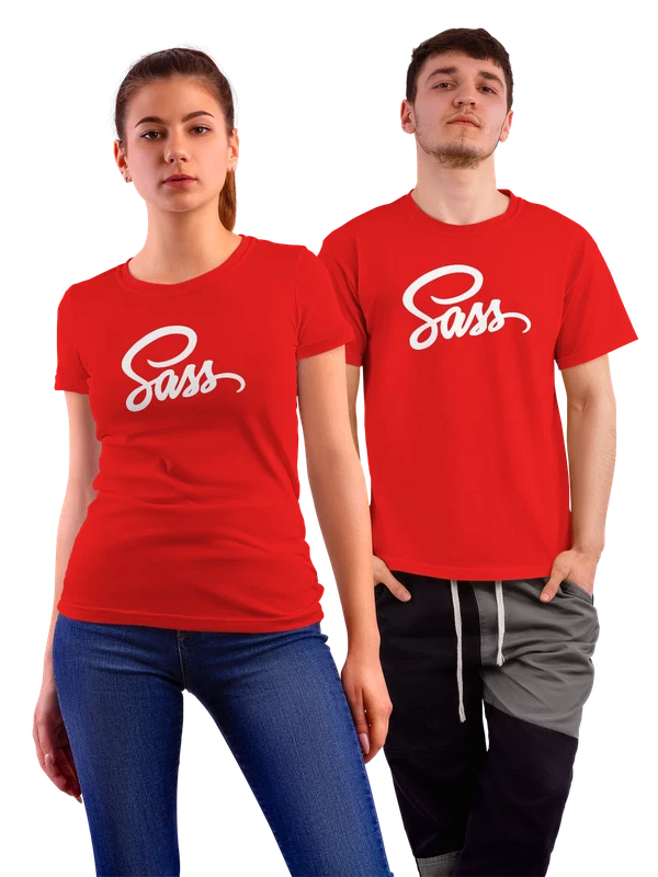 Футболка Sass — Красная, фото 1