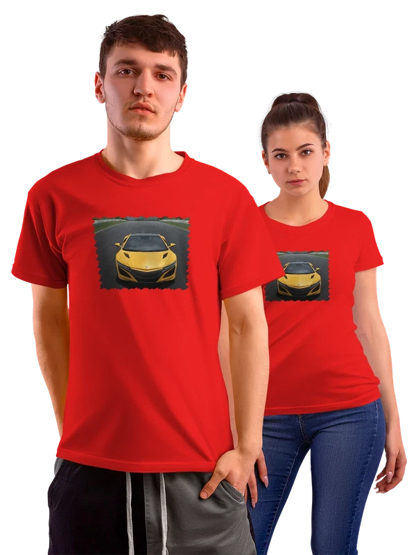 Футболка машина Hond — Красная, фото 1