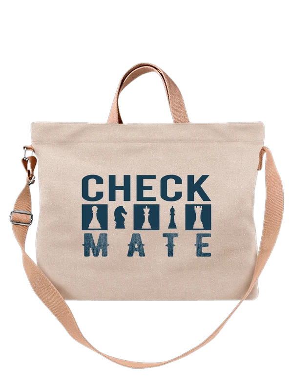 Сумка шахматы check mate — Белая, фото 1